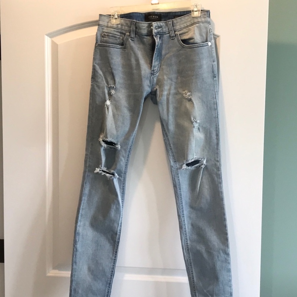 Pacsun jeans.  Skinniest 30x32